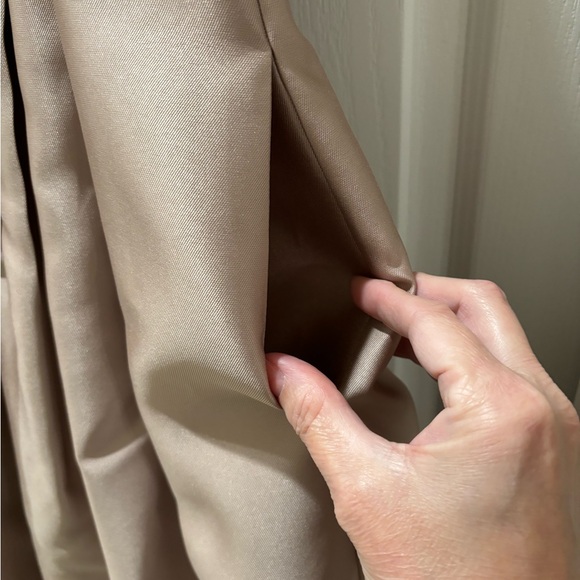 Nights by Teeze Me,  size 3  black and cream floor length with pockets. - Picture 3 of 5